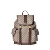 1-4-07105aaeb896.webp Gucci Ophidia Large Backpack 839110 Beige And Dark Brown 35cm/13.8in