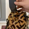 100-5-71df03979c8f.webp Fendi Mon Tresor Sheepskin Bag Brown 20Cm
