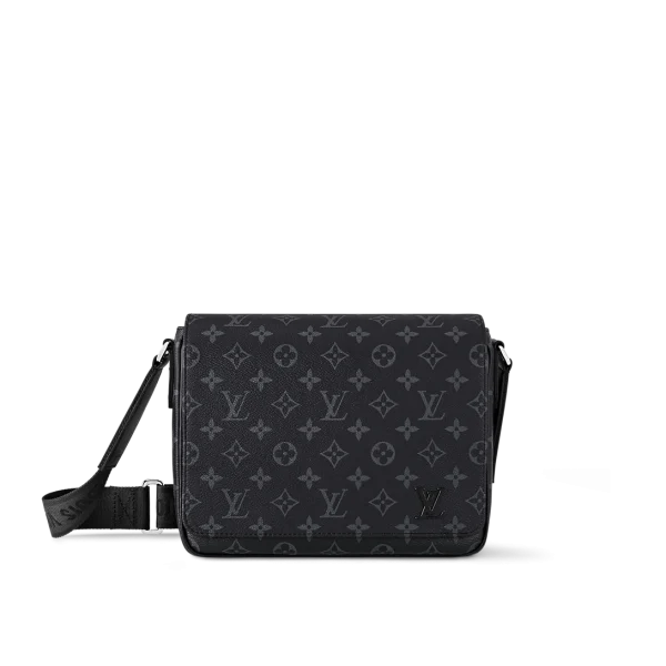 10001-349-e97b5222cd1a.webp Louis Vuitton District Pm Bag Monogram Black 26Cm M46255, Designer Handbags, luxury bags