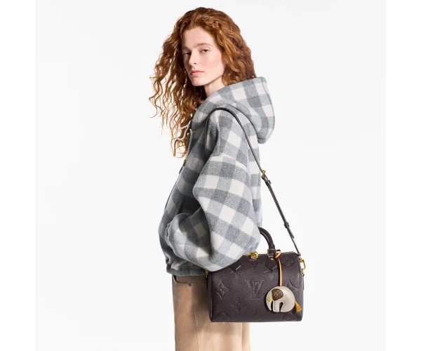 Louis Vuitton Speedy Bandoulire 25 Bag ‘Chocolate’ 25cm M14043, Designer Handbags, Womens Purse, luxury bags