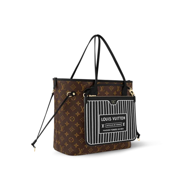 10002-63-0e765161aca3.webp Louis Vuitton New Reversible Neverfull Inside Out Mm Black Cowhide 31cm M11946, Designer Handbags, Womens Purse, luxury bags