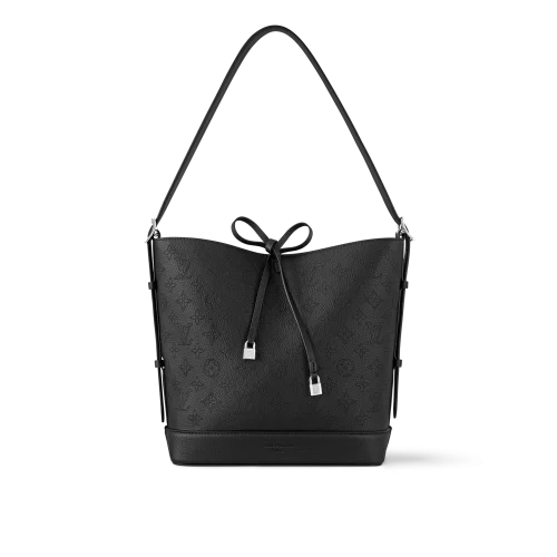Louis Vuitton Flore Perforated Mahina Black 22Cm M12139, Designer Handbags, Womens Purse, luxury bags
