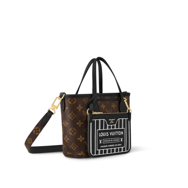 10003-1-3-3fcf64f1cd1c.webp Louis Vuitton Neverfull Bandoulire Inside Out BB Black 26.5cm M12099, Designer Handbags, Womens Purse, luxury bags