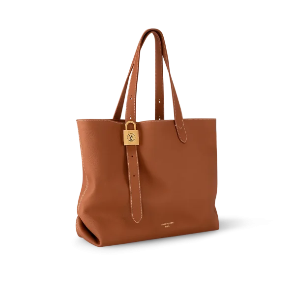 10004-60-53e013b5728b.webp Louis Vuitton LV Low Key Cabas MM Cognac Brown M25342 47cm/ 18.5in, Designer Handbags, Womens Purse, luxury bags
