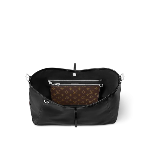 10005-29-5c30b1993c0c.webp Louis Vuitton CarryAll Vibe MM Medium Black Leather Shoulder Bag 39cm/15.4in M25143, Designer Handbags, Womens Purse, luxury bags