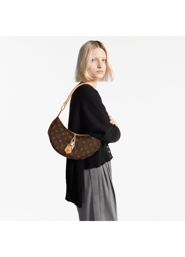 10006-0edce3229e50.webp Louis Vuitton Looping Bag Monogram Canvas M12939 Brown 28cm/ 11in, Designer Handbags, Womens Purse, luxury bags