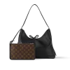 10008-9-081dba5d7eda.webp Louis Vuitton CarryAll Vibe MM Medium Black Leather Shoulder Bag 39cm/15.4in M25143, Designer Handbags, Womens Purse, luxury bags