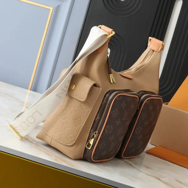 101-1-1-f38d11c0b9c0.webp Louis Vuitton Hobo Cargo Beige 31Cm M12697, Designer Handbags, Womens Purse, luxury bags