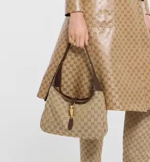 11972420-2f125361ffe5.webp Gucci Jackie 1961 Medium Shoulder Bag 31.5cm/12.4in Sand And Brown 863136