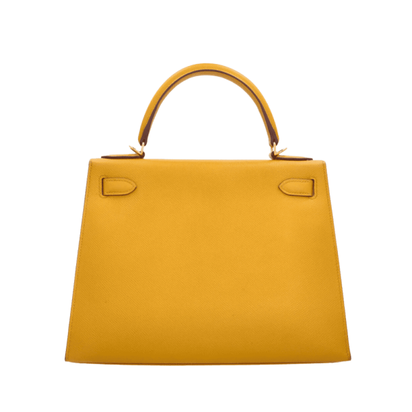 12-2-ac42b1309e75.webp Hermes Kelly 28 Bag In Jaune Ambre Leather For Women 28cm/11in