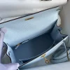 12-37ac28822b62.webp Hermes Kelly 25 Bag In Light Blue Epsom Leather For Women 25cm/10in