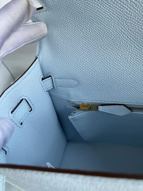 12.1-dae4285ad752.webp Hermes Kelly 25 Bag In Light Blue Epsom Leather For Women 25cm/10in
