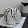 12bcc80f-177185748422.webp Chanel Spring Summer 2025 Pre-collection Clutch With Chain Lambskin White 18.5cm/ 7.3inches, Designer Handbags, Women’s Purse, luxury bags, Chanel bags