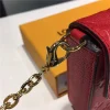 Louis Vuitton F Licie Pochette Scarlet Red 21cm/8.3in, Designer Handbags, Womens Purse, luxury bags