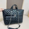 138-cc38d354d2ee.webp Chanel Large Zipped Shopping Bag Black 32Cm/12.6in, Designer Handbags, Women’s Purse, luxury bags, Chanel bags