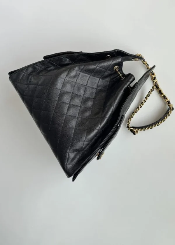 13b91313-a5d8ff6f1f97.webp Chanel crossbody bag 25 Medium Handbag Grained Calfskin & Gold-Tone Metal Black 40cm/15.7in, Designer Handbags, Women’s Purse, luxury bags, Chanel bags