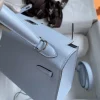 Hermes Kelly 25 Bag In Sky Blue Epsom Leather For Women 25cm/10in