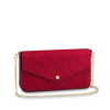 Louis Vuitton F Licie Pochette Scarlet Red 21cm/8.3in, Designer Handbags, Womens Purse, luxury bags