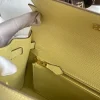 14-3cc2b86c420e.webp Hermes Kelly 25 Bag In Pastel Yellow Epsom Leather For Women 25cm/10in