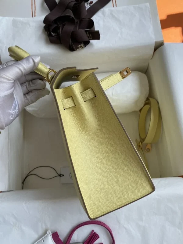 14a-52ba898f4211.webp Hermes Kelly 25 Bag In Pastel Yellow Epsom Leather For Women 25cm/10in