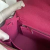 15-26ea551b7a09.webp Hermes Kelly 25 Bag In Hot Pink Epsom Leather For Women 25cm/10in