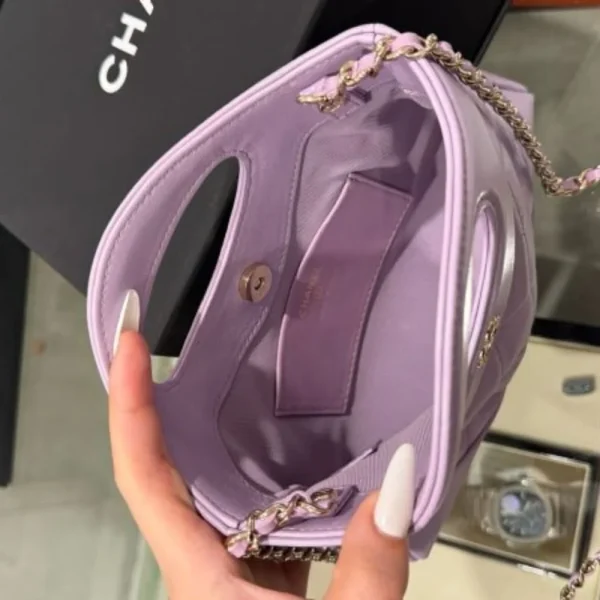 15-4-cfe689ec2a2c.webp Chanel 31 Mini Shopping Bag Purple 20.5Cm/8.1in, Designer Handbags, Women’s Purse, luxury bags, Chanel bags