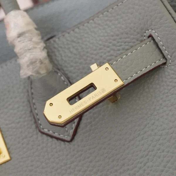 Hermes Birkin Bag 30 Tempered Gray Togo Gold Hardware