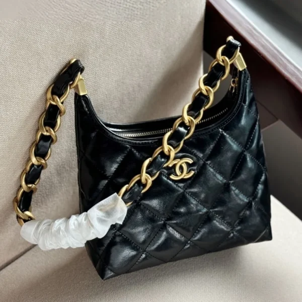 155-9-a657f966a799.webp Chanel Gabrielle Bag Black 22Cm/8.7in, Designer Handbags, Women’s Purse, luxury bags, Chanel bags