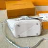157-1-5d118814ed5d.webp Louis Vuitton Blossom Mahina Bag With Lv Circle Motif White 23Cm, Designer Handbags, Womens Purse, luxury bags