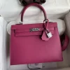 15p-ee809e8cffb1.webp Hermes Kelly 25 Bag In Hot Pink Epsom Leather For Women 25cm/10in