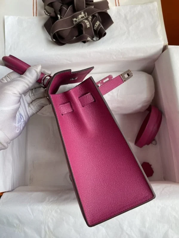 15s-1fa071bab77b.webp Hermes Kelly 25 Bag In Hot Pink Epsom Leather For Women 25cm/10in