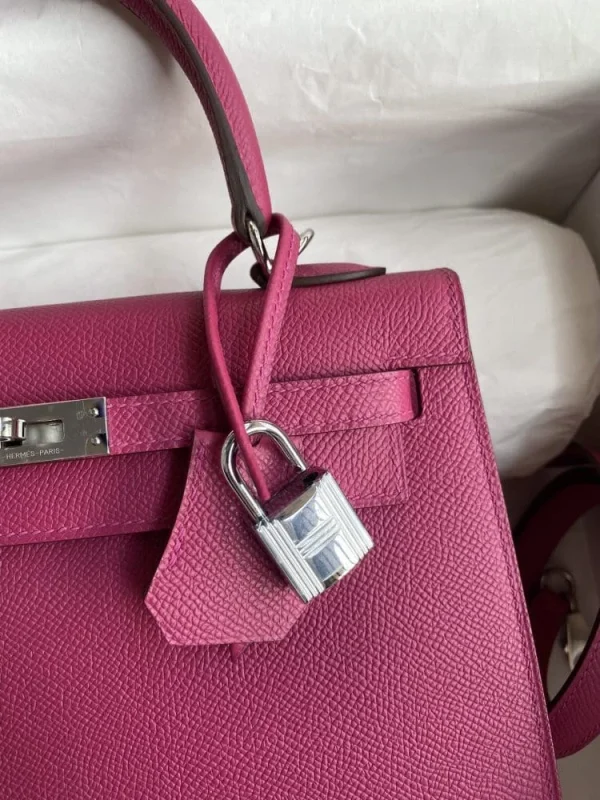 15u-1d8081005823.webp Hermes Kelly 25 Bag In Hot Pink Epsom Leather For Women 25cm/10in
