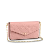 Louis Vuitton F Licie Pochette Rose Pink 21cm/8.3in, Designer Handbags, Womens Purse, luxury bags