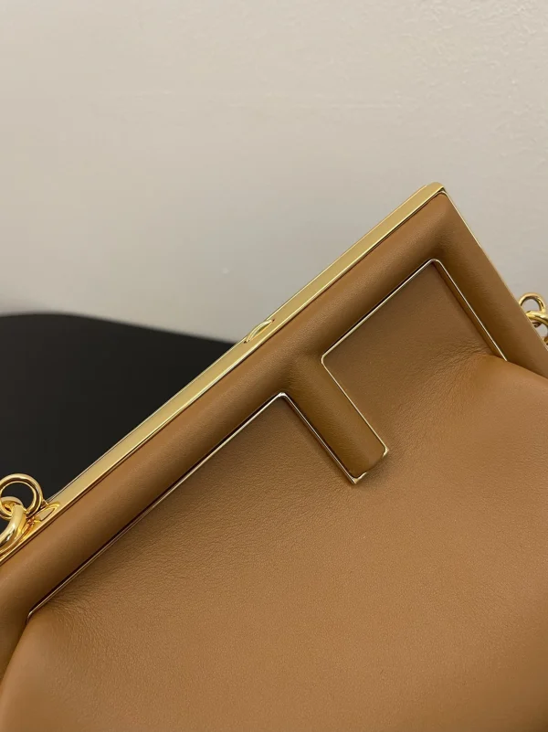 160a0385-69464c98b555.webp Fendi First Small Nappa Leather Bag Brown 26cm