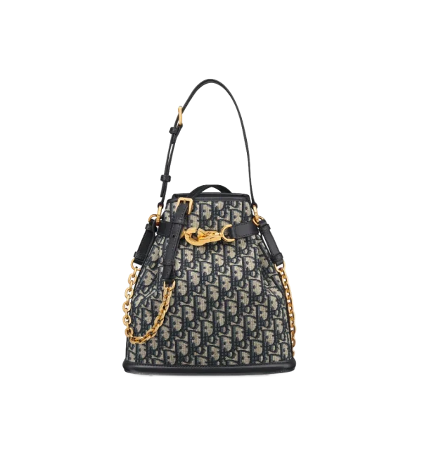 Medium C’est Dior Bag Blue Dior Oblique Jacquard
