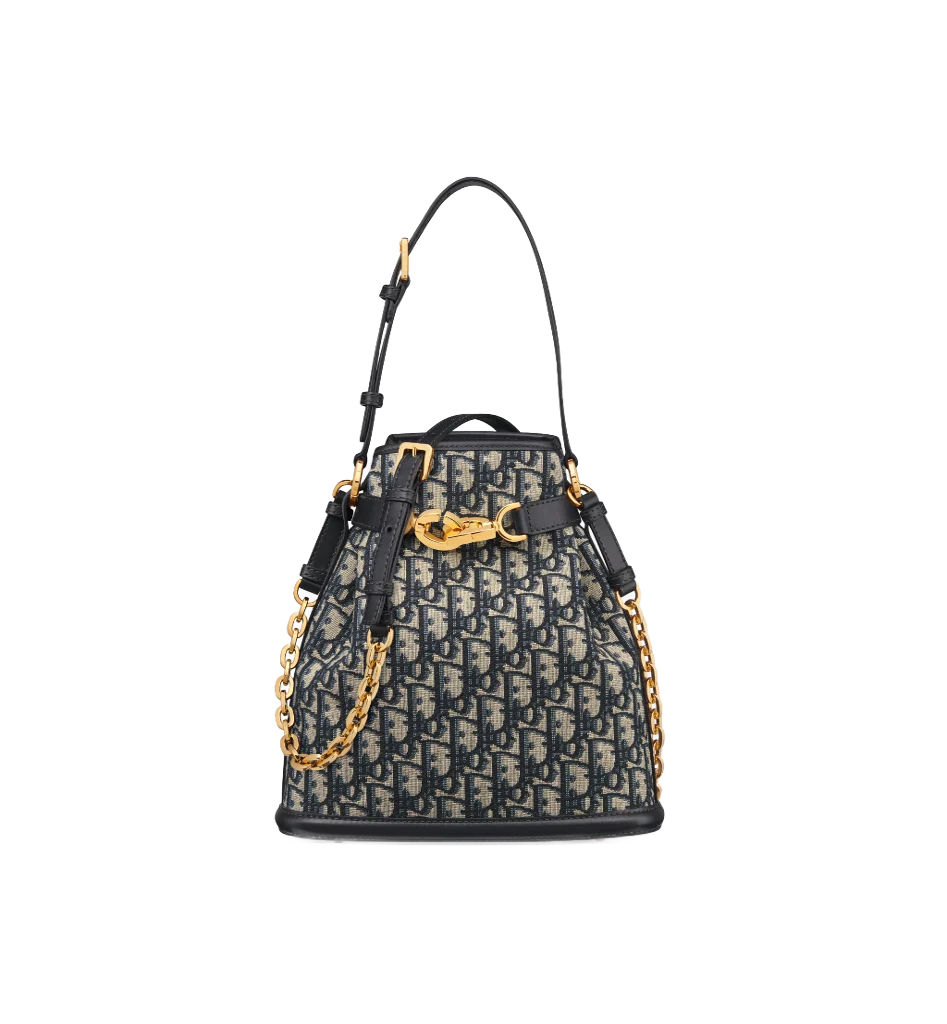 Medium C’est Dior Bag Blue Dior Oblique Jacquard - view 1