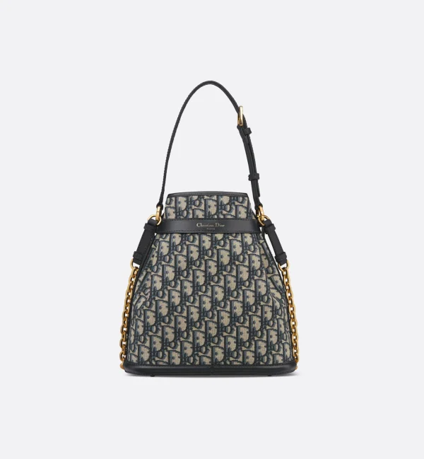 Medium C’est Dior Bag Blue Dior Oblique Jacquard