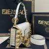 Fendace Baguette Brooch White 28cm/ 11.02in