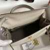 Hermes Kelly 25 Bag In Ivory Beige Epsom Leather For Women 25cm/10in