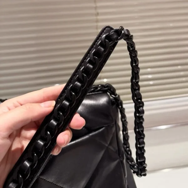 176-10-7b29f3c54c17.webp Chanel Cc Flap Bag In Black 26Cm/10.2in, Designer Handbags, Women’s Purse, luxury bags, Chanel bags