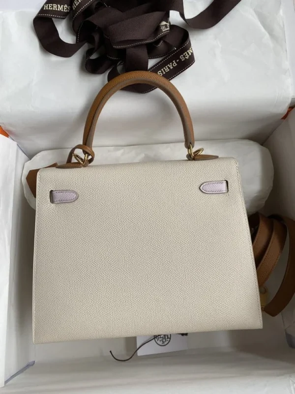 17b-9d780c06b59a.webp Hermes Kelly 25 Bag In Light Beige Epsom Leather For Women 25cm/10in
