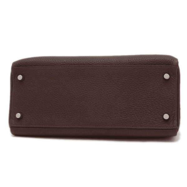 19-1-75e907a1ad80.webp Hermes Kelly 28 Bag In Chocolate Brown Leather For Women 28cm/11in