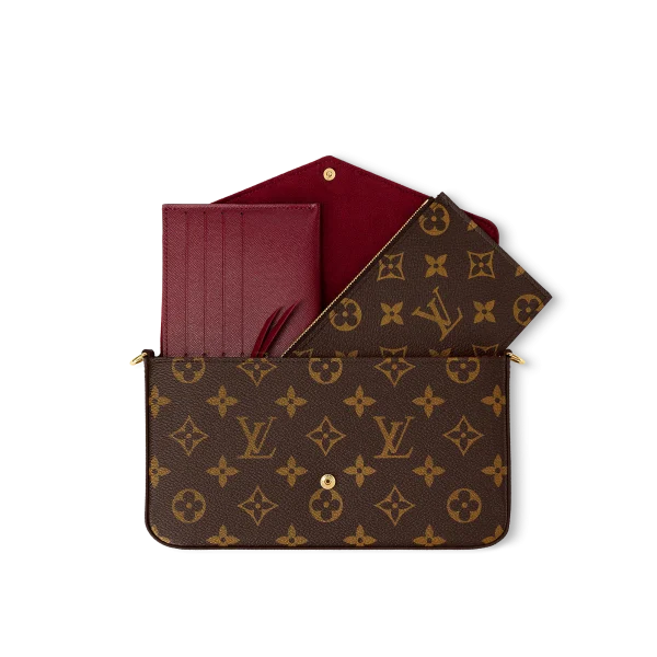 1CE2E691-DBB7-AE86-5178-8A5476A3DED4-df6fe7da374e.webp Louis Vuitton Flicie Pochette Lv Monogram Chain Bag Monogram 61276 21cm/8.3in, Designer Handbags, Womens Purse, luxury bags