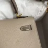 Hermes Kelly 25 Bag In Light Beige Epsom Leather For Women 25cm/10in
