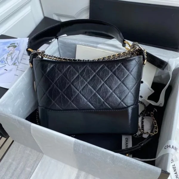 1d845592-0e4c58730337.webp Chanel Bag Gabrielle Handle Black 20Cm/7.9in As0865, Designer Handbags, Women’s Purse, luxury bags, Chanel bags