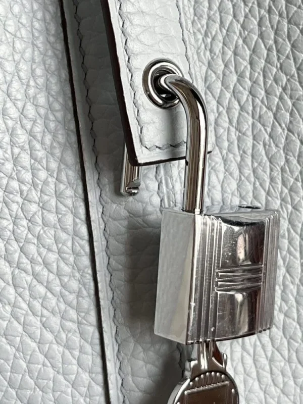 Hermes Picotin Lock 18Cm Gris Pale