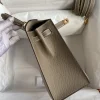 Hermes Kelly 25 Bag In Light Beige Epsom Leather For Women 25cm/10in