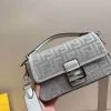 2-1-2-9206ca83b6a7.webp Fendi Baguette Silver Crystal Trim 25Cm