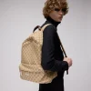 2-3-7aa8169a4b99.webp Gucci Large Gucci Tag Backpack 875226 Sand And Dark Brown 34cm/13.4in