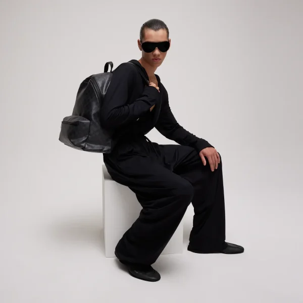 2-7-7e31069880b0.webp Gucci Essence Classic Medium Backpack A0020S Black GG 34cm/13.4in